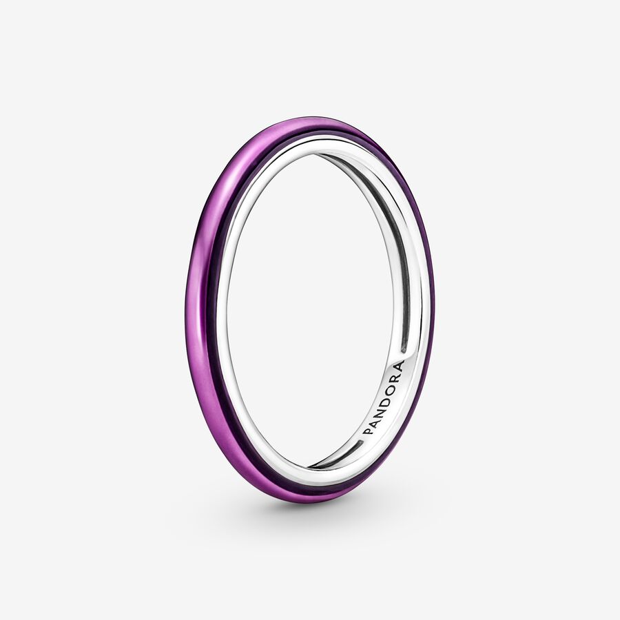 Empilable Pandora ME Shocking Purple Argent | 7932-DJKRU