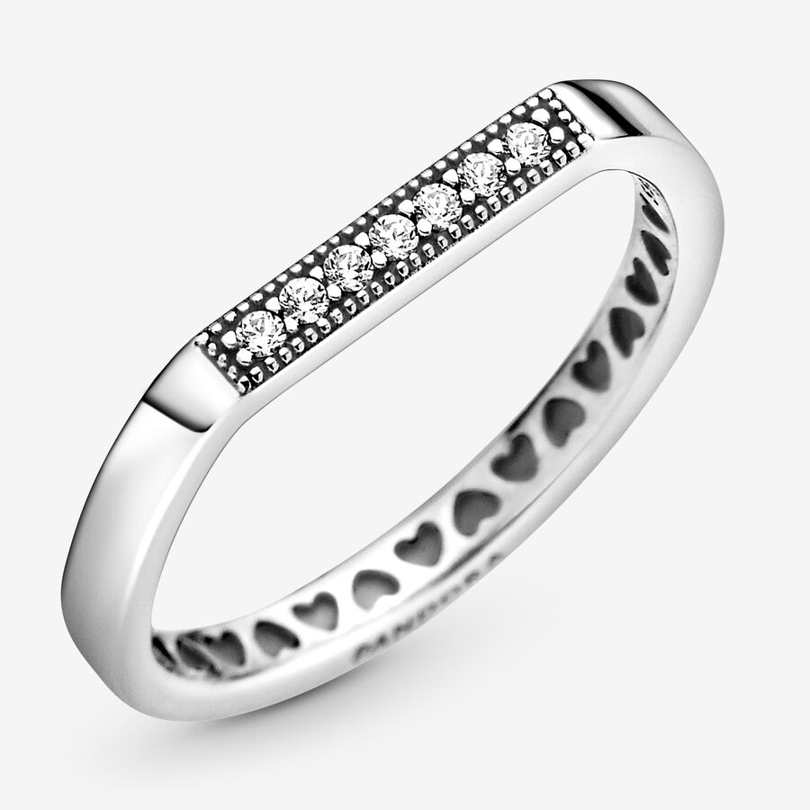 Empilable Pandora Sparkling Bar Stacking Argent | 7820-FTYXR