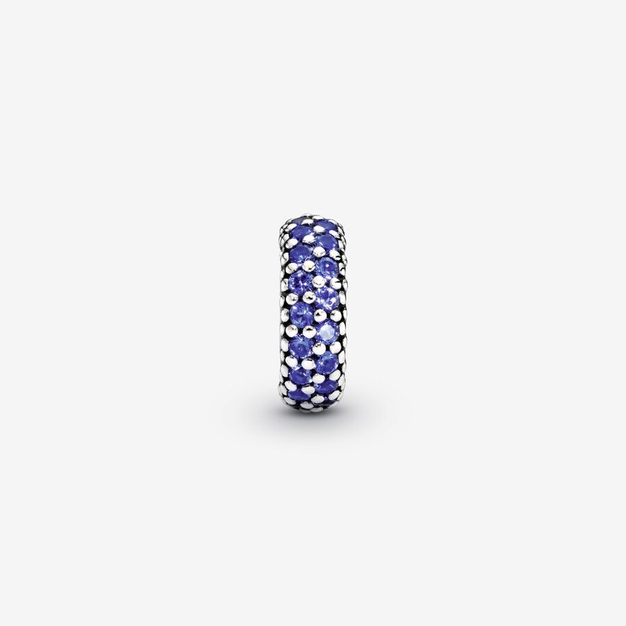 Entretoise Pandora Blue Sparkle Argent | 3216-UKNGF