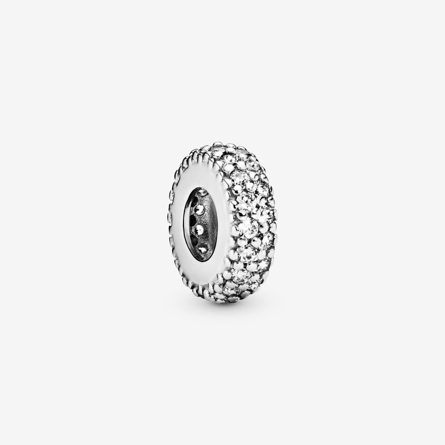 Entretoise Pandora Inspiration Within with Clear CZ Argent | 1745-XPKRN