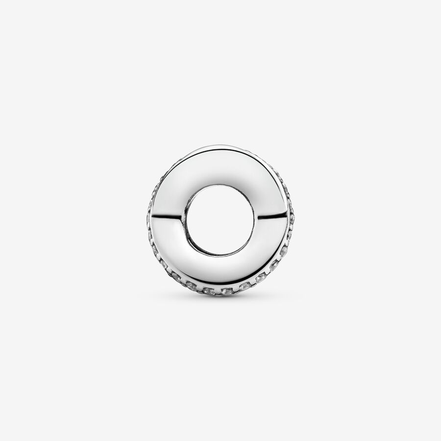 Entretoise Pandora Sparkling Polished Lines Argent | 5072-FTMSN