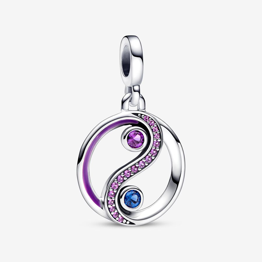 Lien Pandora ME Balance Yin Yang Sparkling Multicolore | 3741-RCNIG