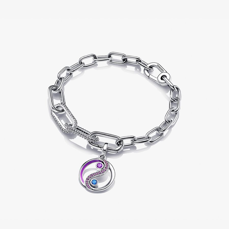 Lien Pandora ME Balance Yin Yang Sparkling Multicolore | 3741-RCNIG