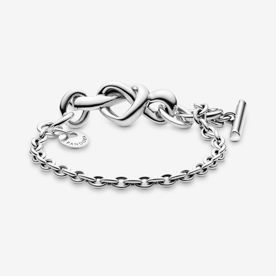 Non-Charms Pandora Knotted Argent | 4719-HGYMT