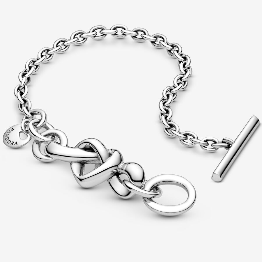 Non-Charms Pandora Knotted Argent | 4719-HGYMT