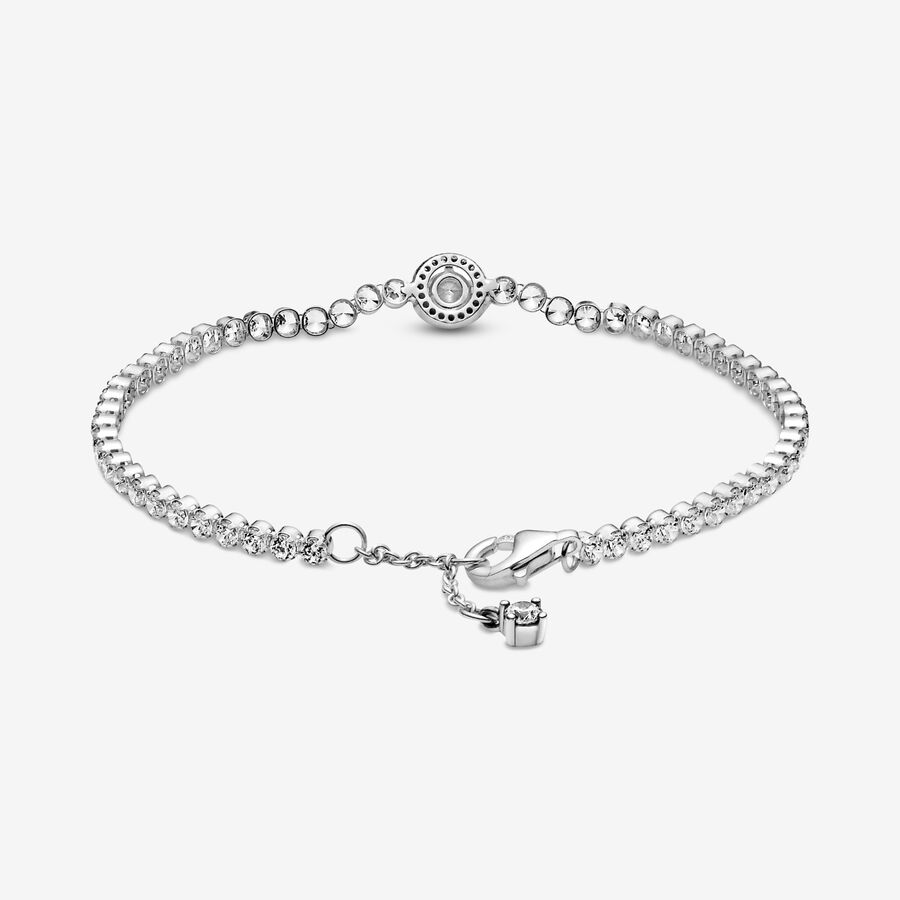 Non-Charms Pandora Sparkling Tennis Argent | 0216-TAZPN