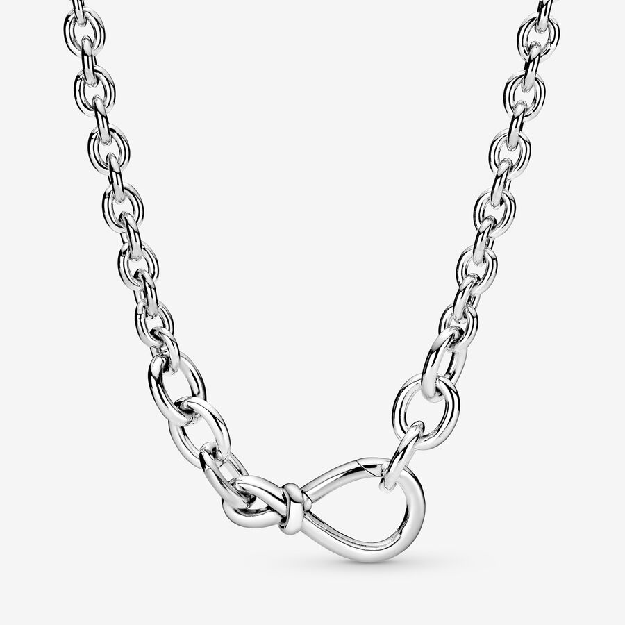 Pendentifs Pandora Chunky Infinity Knot Argent | 6201-MGSPK