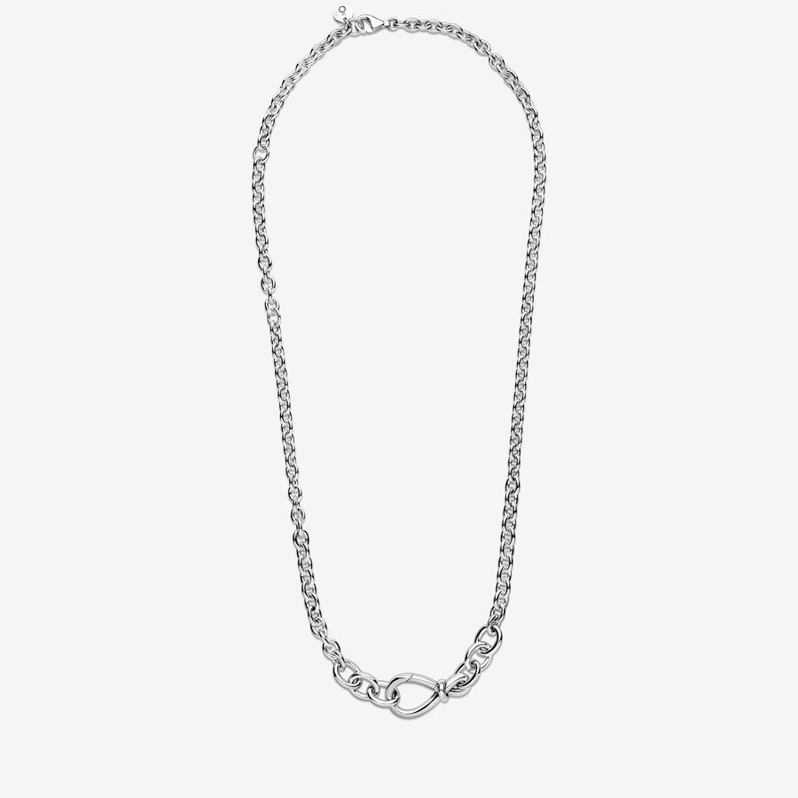 Pendentifs Pandora Chunky Infinity Knot Argent | 6201-MGSPK