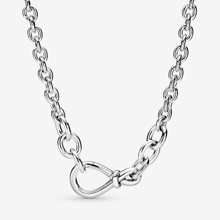 Pendentifs Pandora Chunky Infinity Knot Argent | 6201-MGSPK