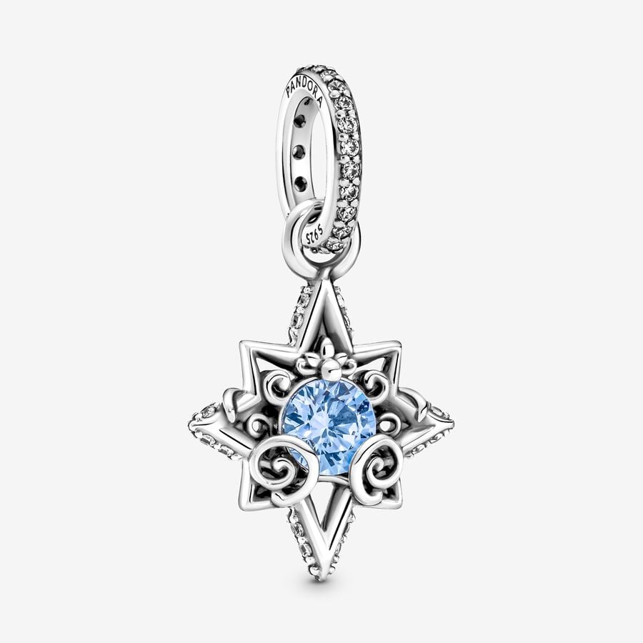 Pendentifs Pandora Disney Cinderella Blue Star Argent | 3867-ZXWGI