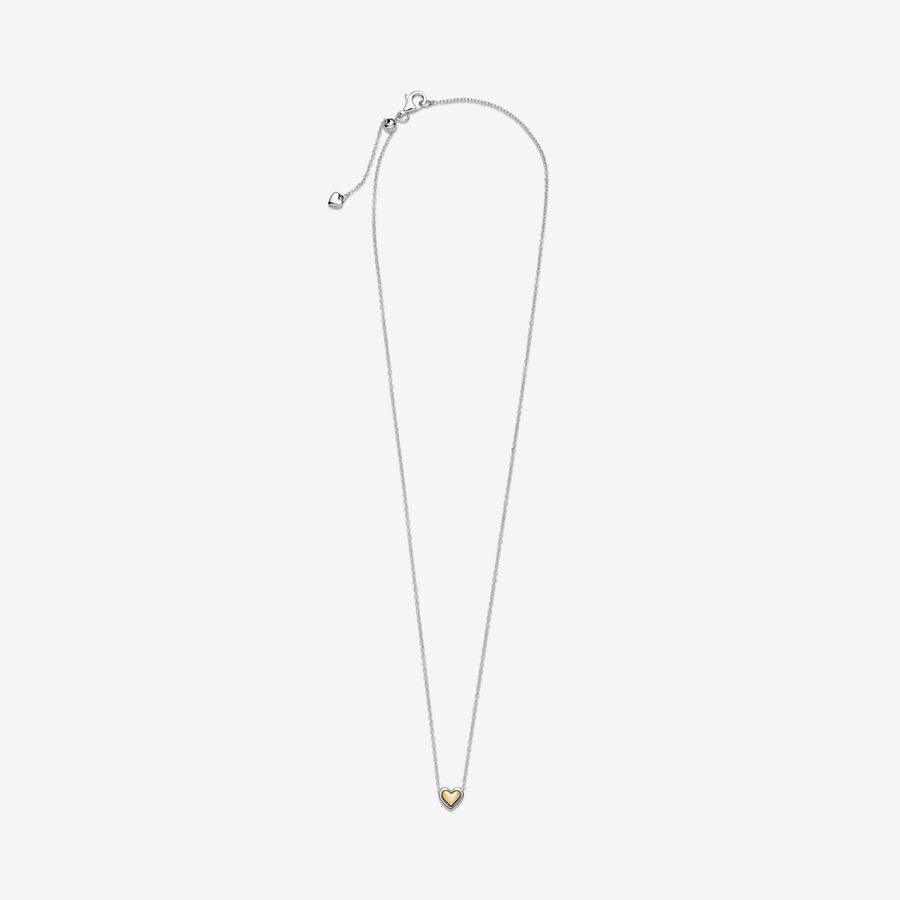 Pendentifs Pandora Domed Golden Collier Two-tone | 8796-FYRKS