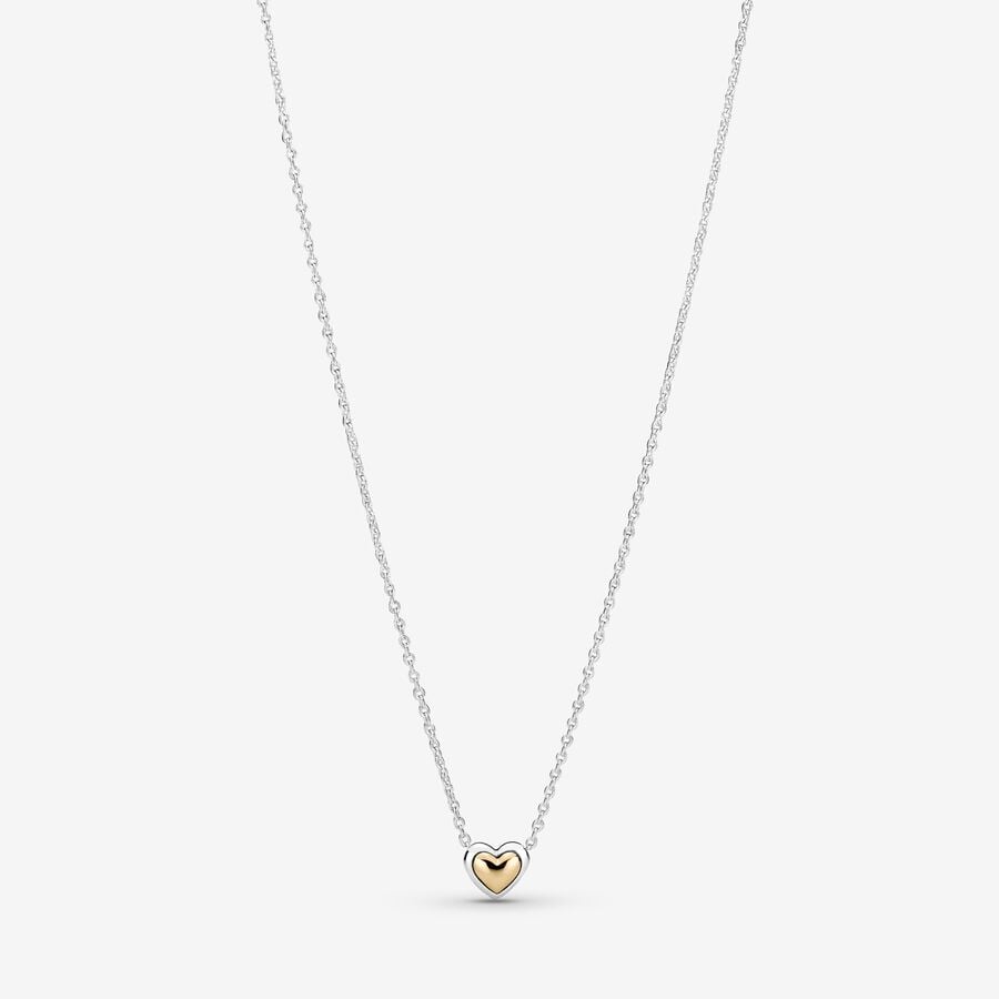 Pendentifs Pandora Domed Golden Collier Two-tone | 8796-FYRKS