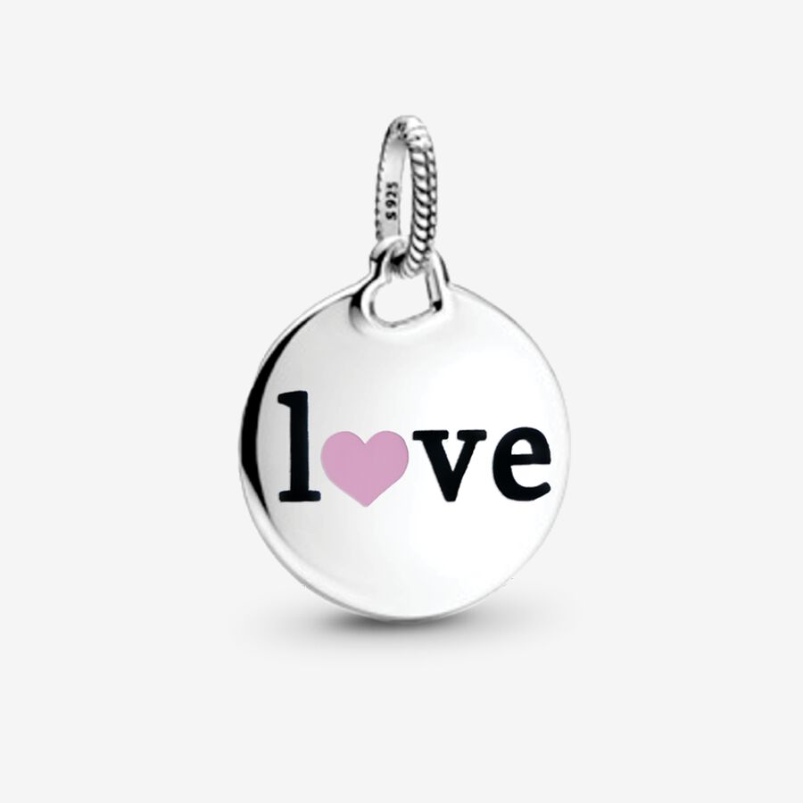 Pendentifs Pandora Mama Love Argent | 7358-OALWB