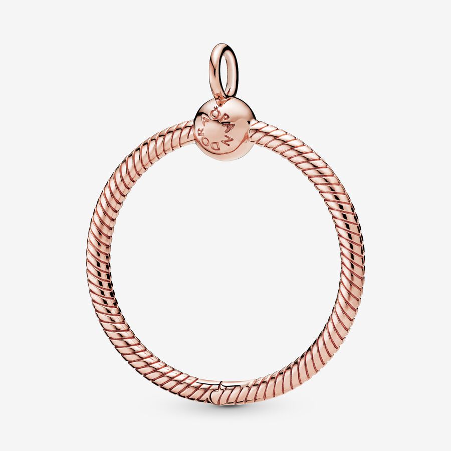 Pendentifs Pandora Moments Medium O Rose Doré | 1250-LTZNM