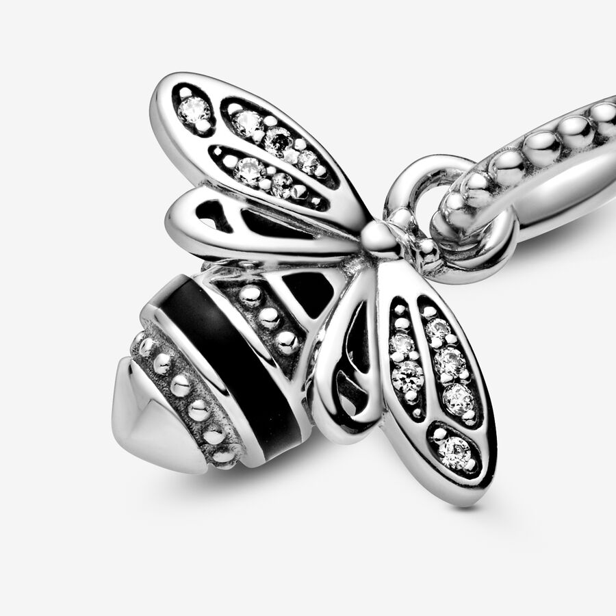 Pendentifs Pandora Sparkling Queen Bee Argent | 1680-IYFTO