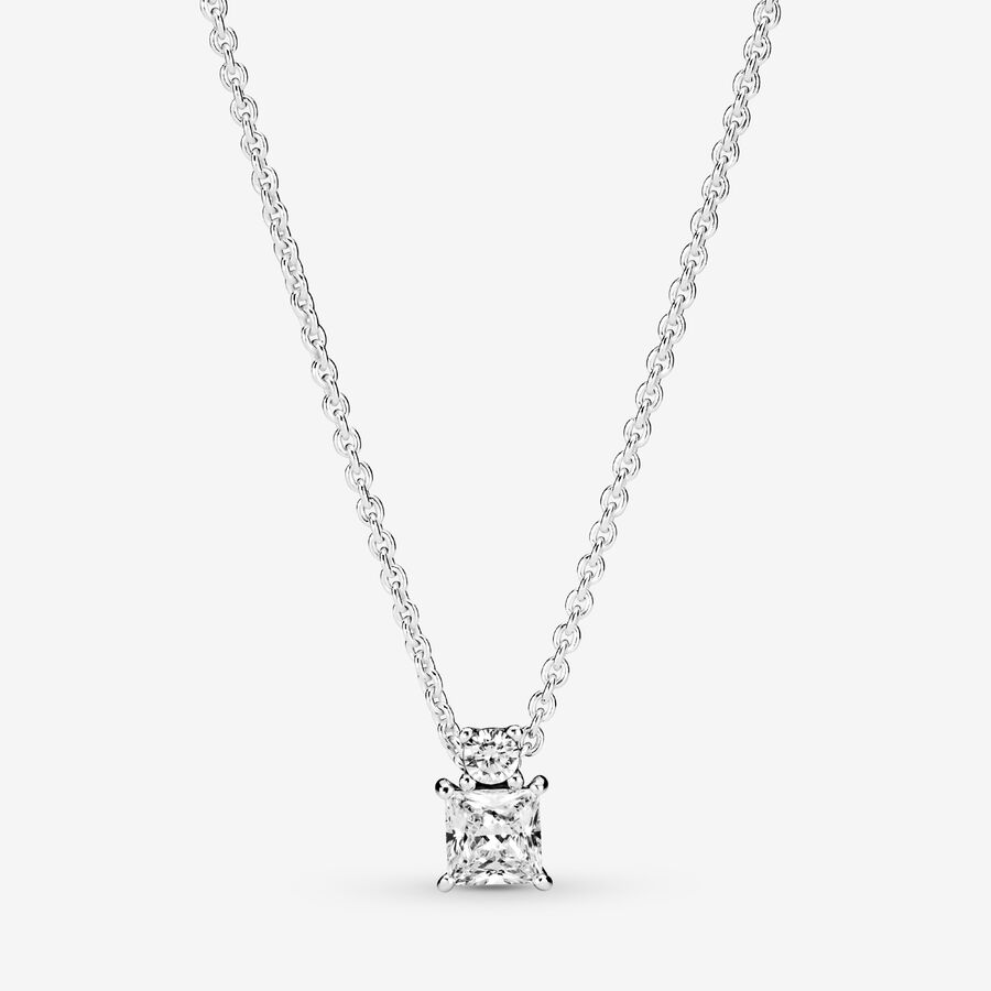 Pendentifs Pandora Sparkling Round & Square Multicolore | 7195-JPXZC