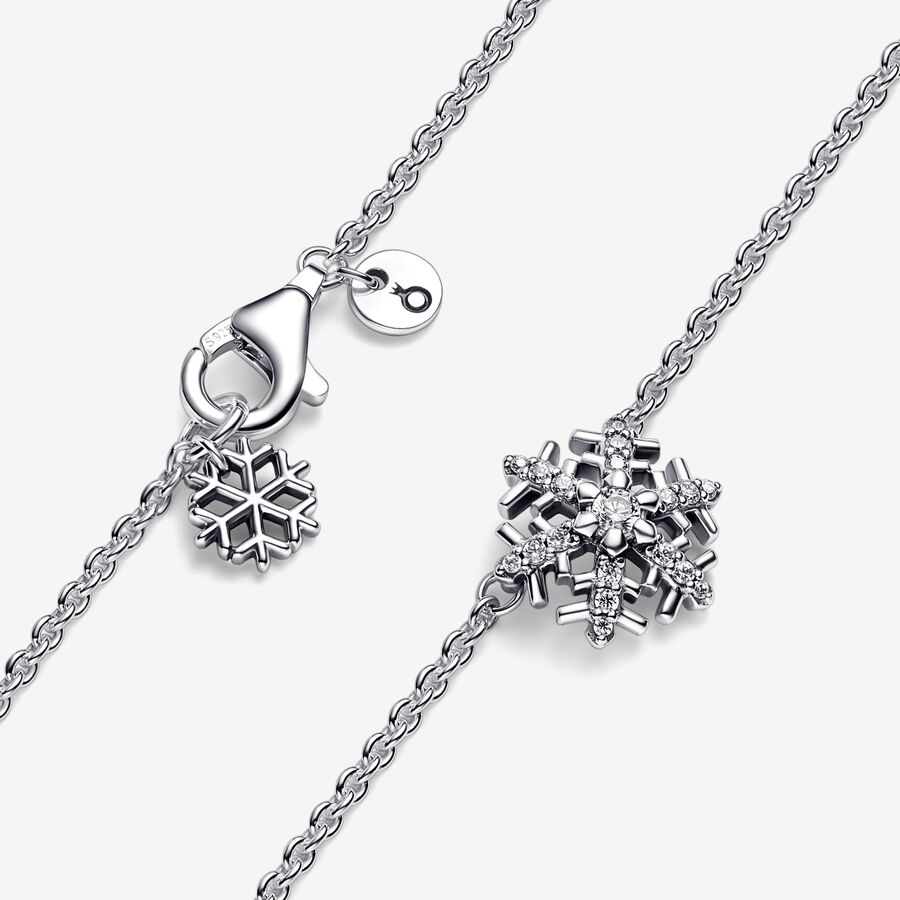 Pendentifs Pandora Sparkling Snowflake Argent | 1968-YRGQI