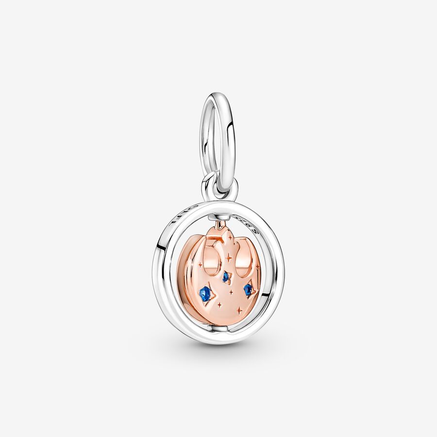 Pendentifs Pandora Star Wars Rebel Alliance Symbol Spinning Two-tone | 1209-NLBAQ