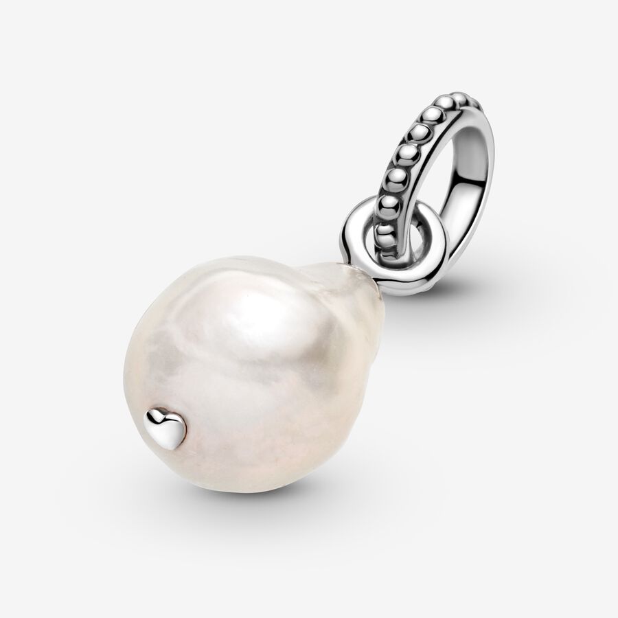 Pendentifs Pandora Treated Freshwater Cultured Baroque Pearl Argent | 4185-GJZFR