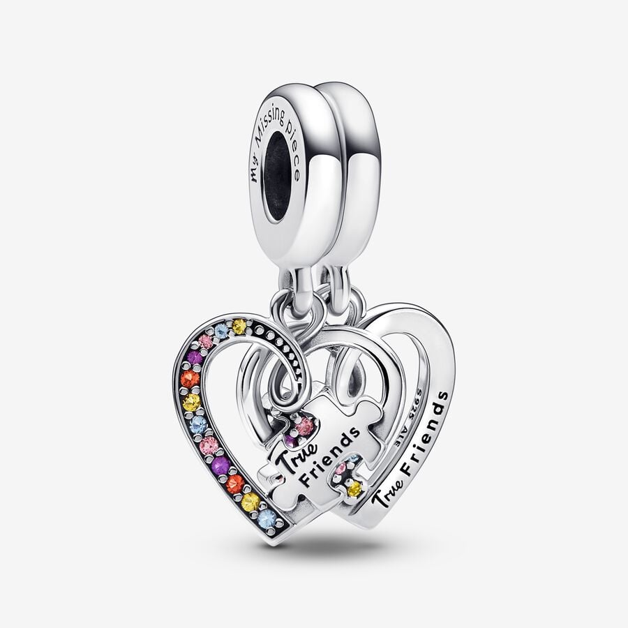 Pendentifs Pandora True Friends Splittable Friendship Multicolore | 2107-CIBND