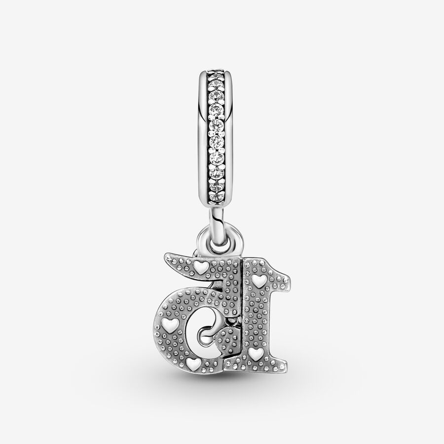 Pendre Pandora 15th Birthday Argent | 6310-OWJSQ