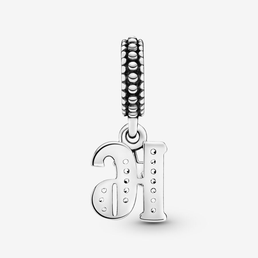 Pendre Pandora 16th Celebration Argent | 4972-WUOZC