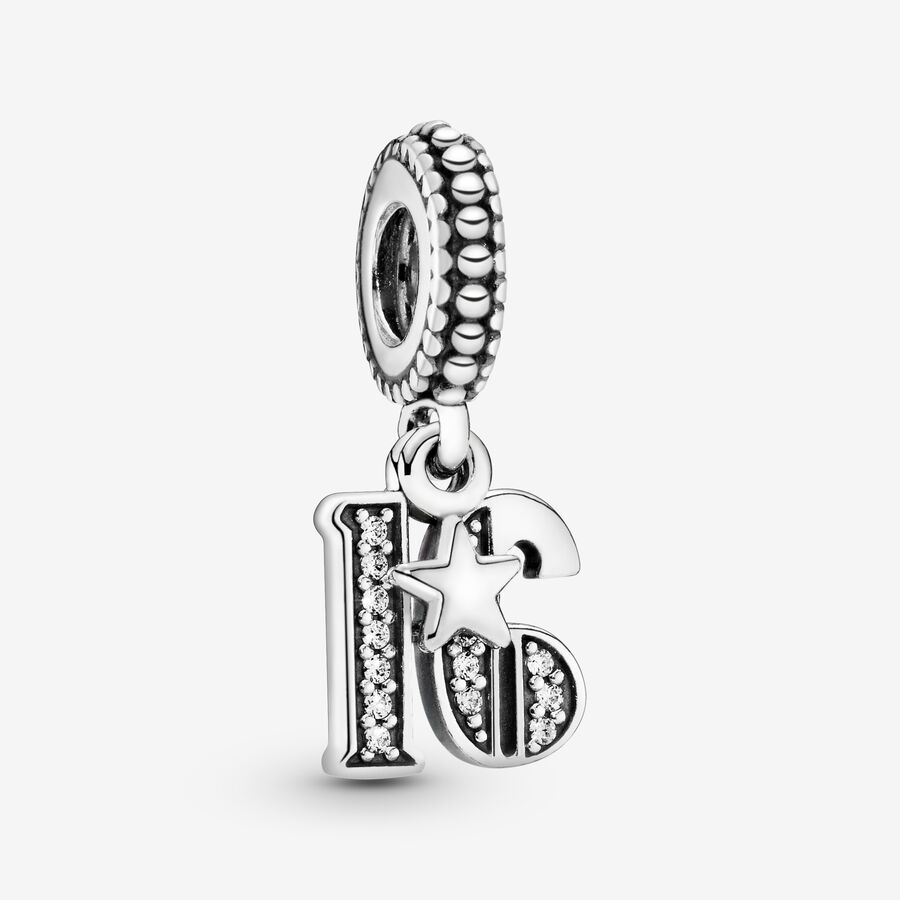 Pendre Pandora 16th Celebration Argent | 4972-WUOZC