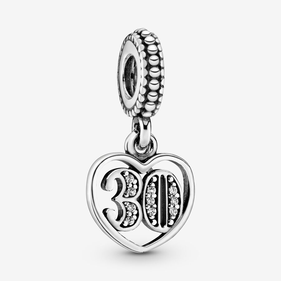 Pendre Pandora 30th Celebration Argent | 8604-JLHTR