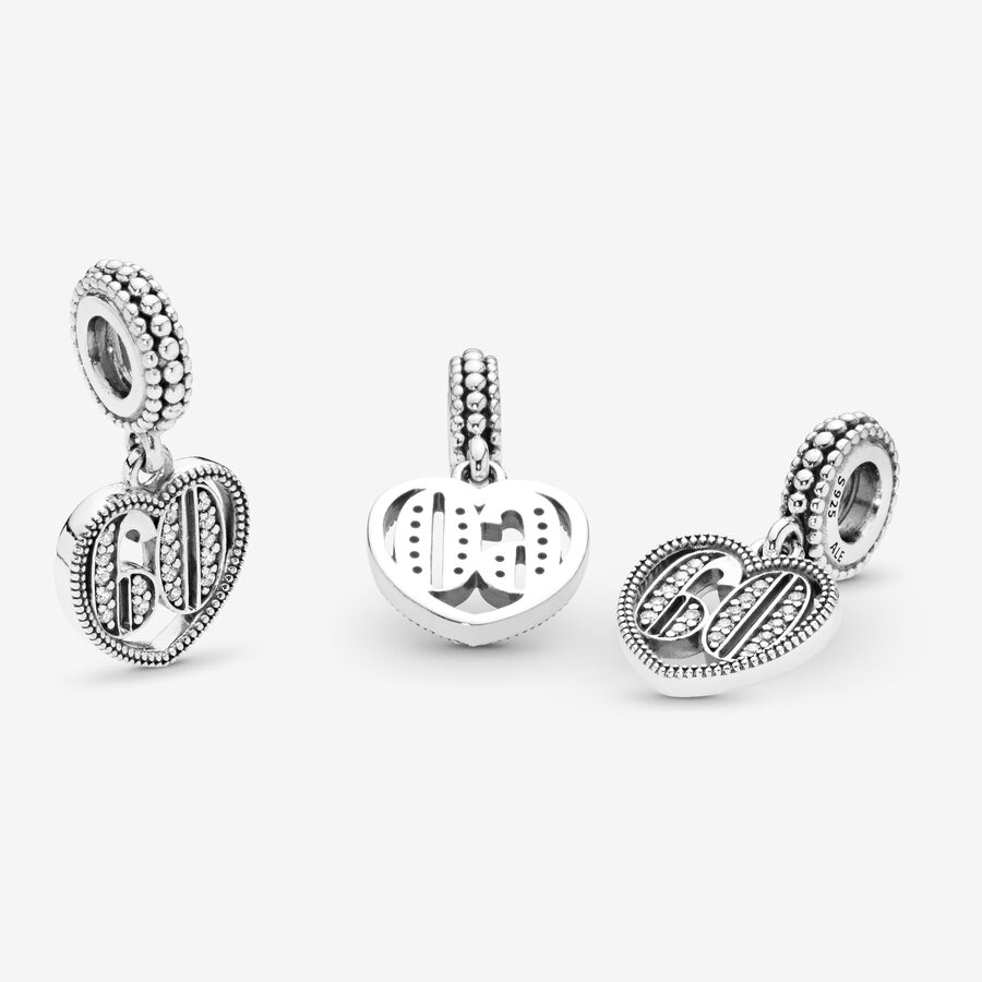 Pendre Pandora 60th Celebration Argent | 9812-IWPXZ