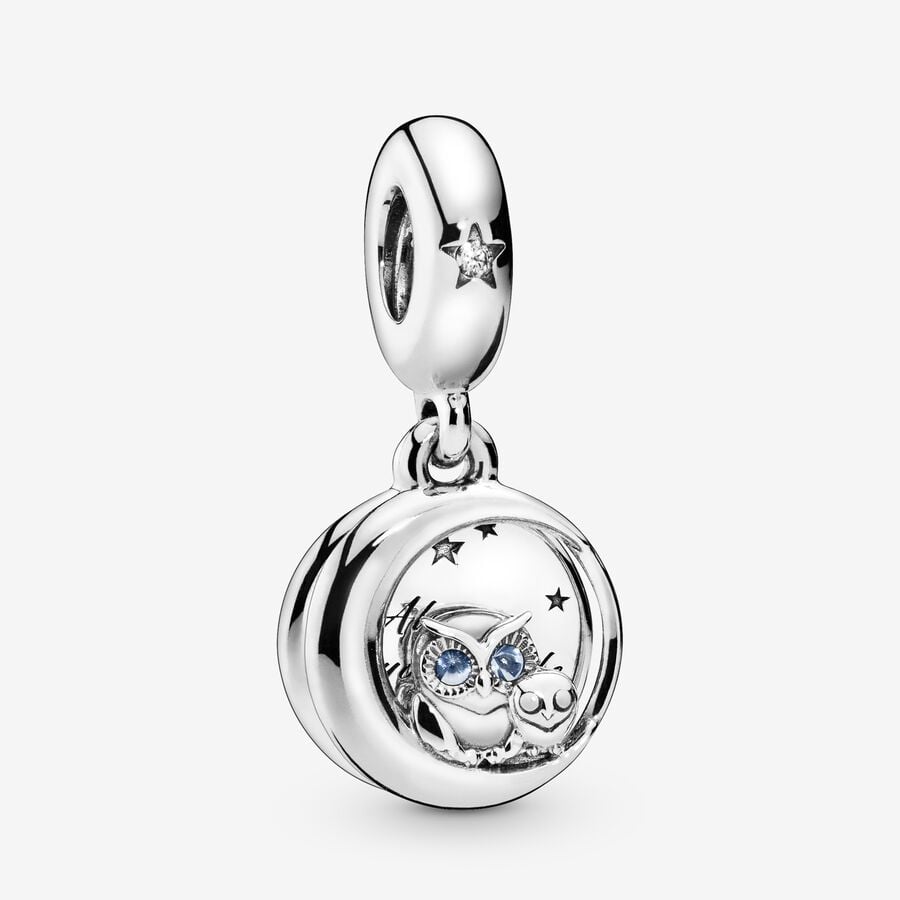 Pendre Pandora Always by Your Side Owl Argent | 7531-MFQBY