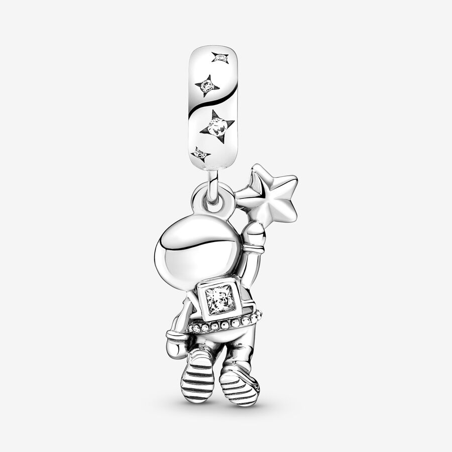 Pendre Pandora Astronaut In The Galaxy Argent | 8936-HRZDY