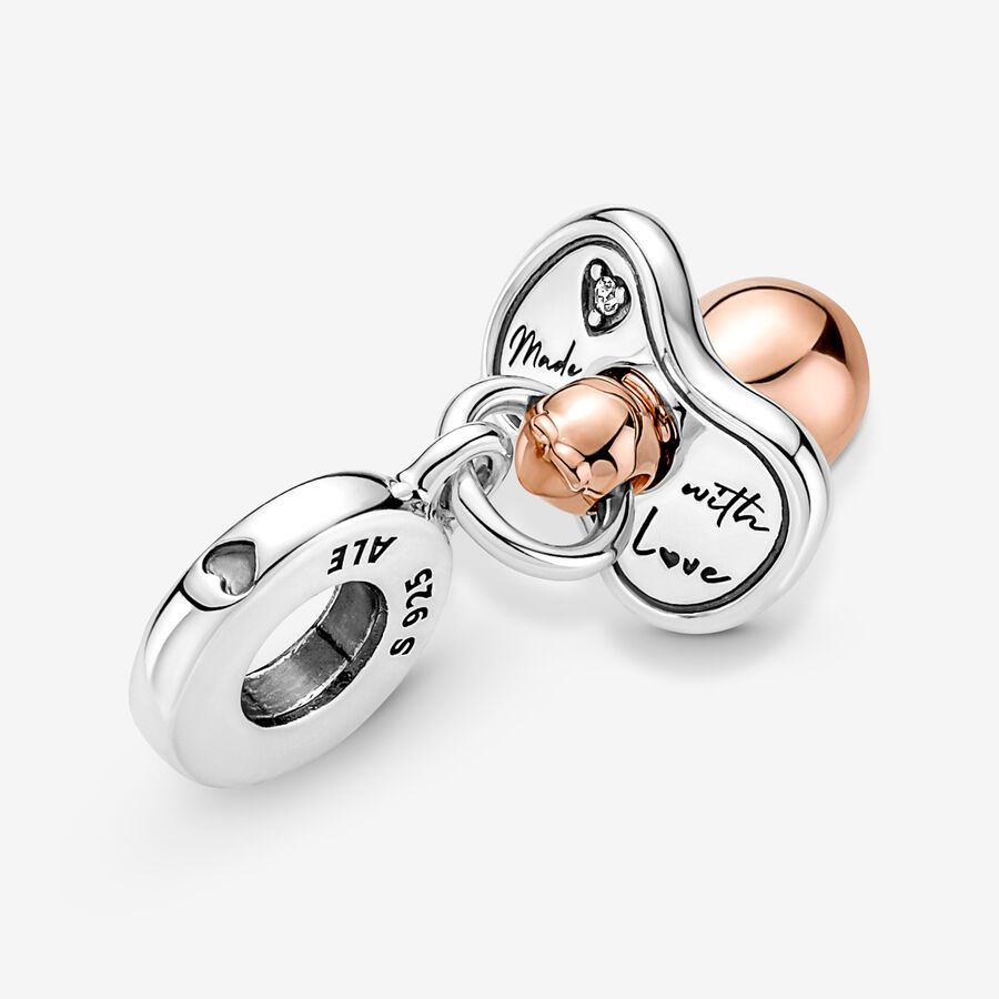 Pendre Pandora Baby Pacifier Two-tone | 3158-XZQNB