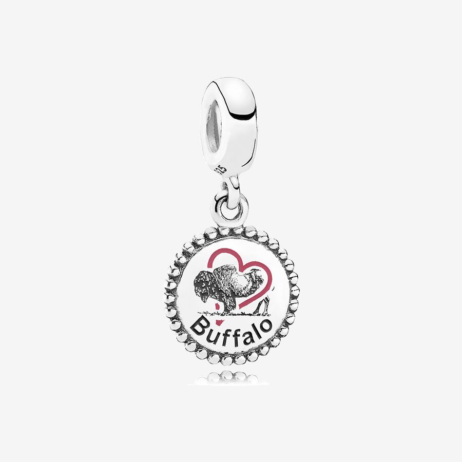 Pendre Pandora Buffalo Argent | 1037-GFTCR