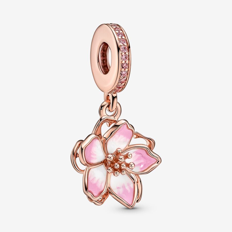 Pendre Pandora Cherry Blossom Rose Doré | 7168-XFTNW