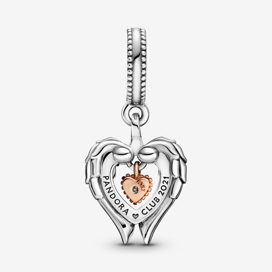 Pendre Pandora Club 2021 Angel Wings Two-tone | 7542-RIADM