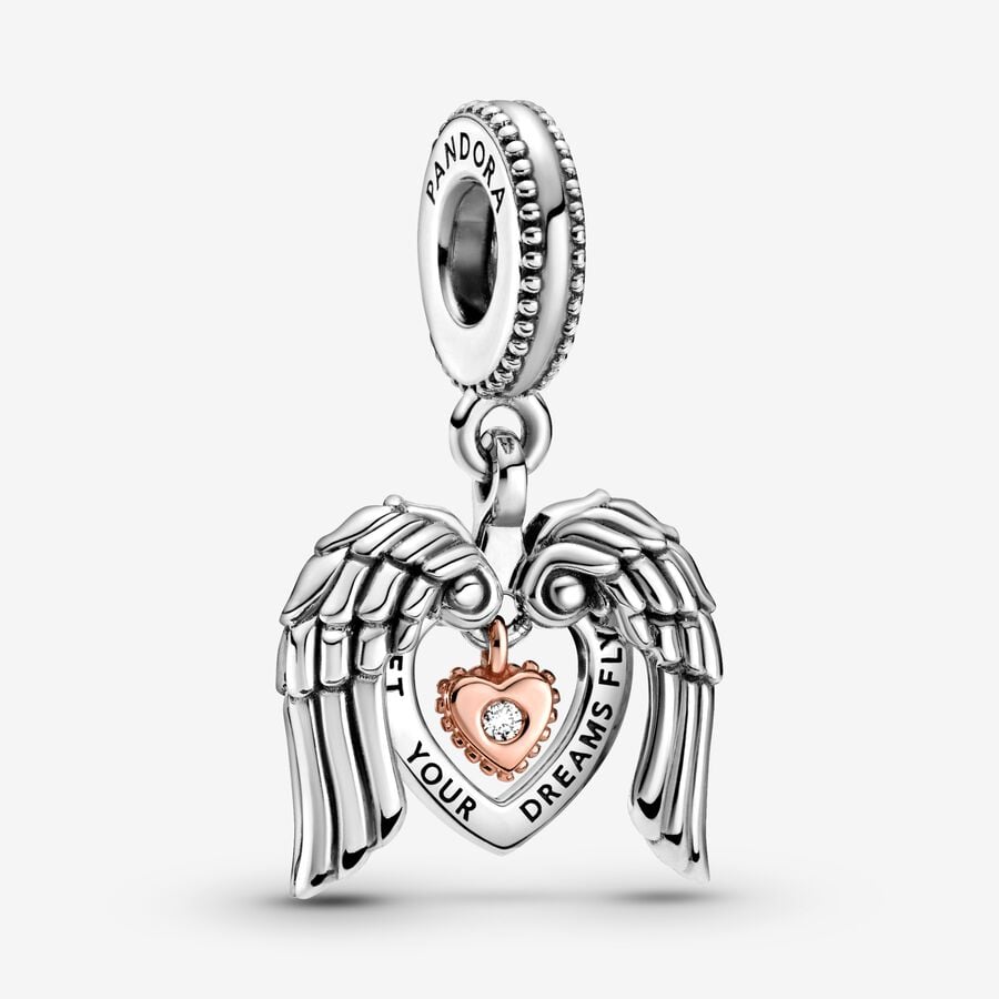 Pendre Pandora Club 2021 Angel Wings Two-tone | 7542-RIADM