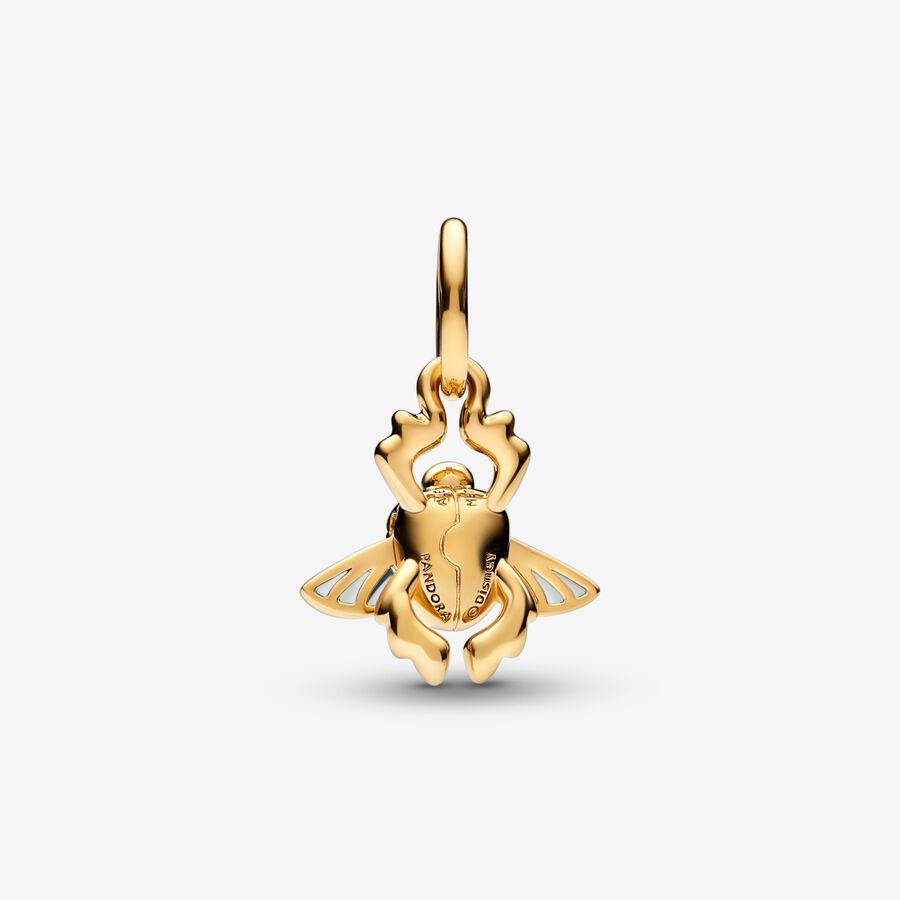 Pendre Pandora Disney Aladdin Scarab Beetle Doré | 8460-JRCFX