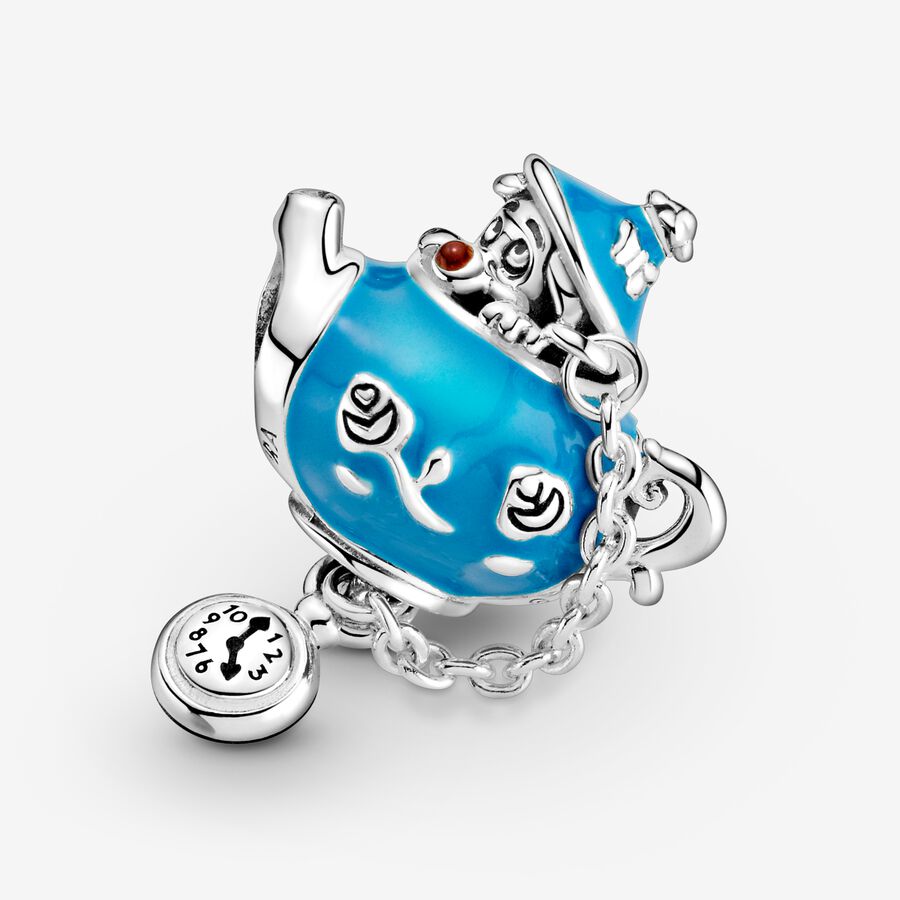 Pendre Pandora Disney Alice in Wonderland Unbirthday Party Teapot Argent | 3721-IQFNL