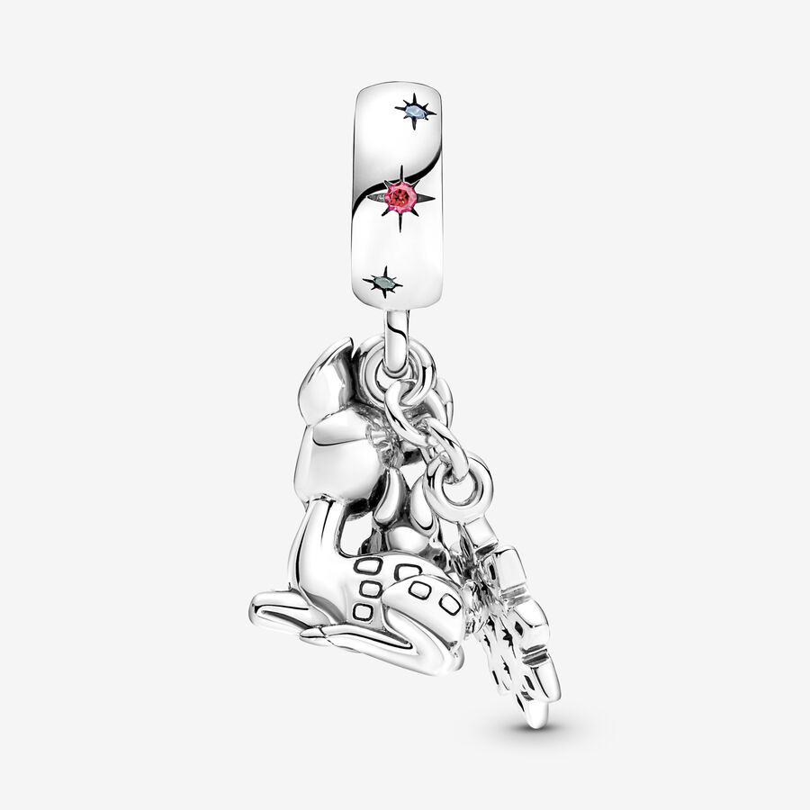 Pendre Pandora Disney Bambi & Thumper Argent | 5381-GJMIU