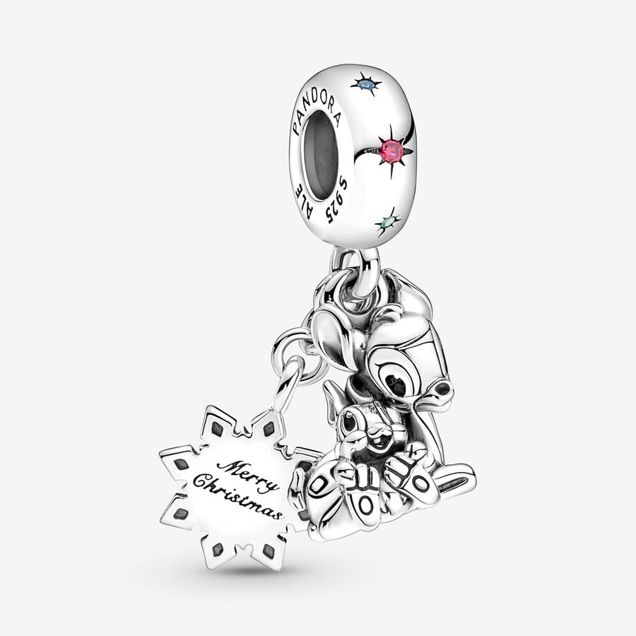 Pendre Pandora Disney Bambi & Thumper Argent | 5381-GJMIU