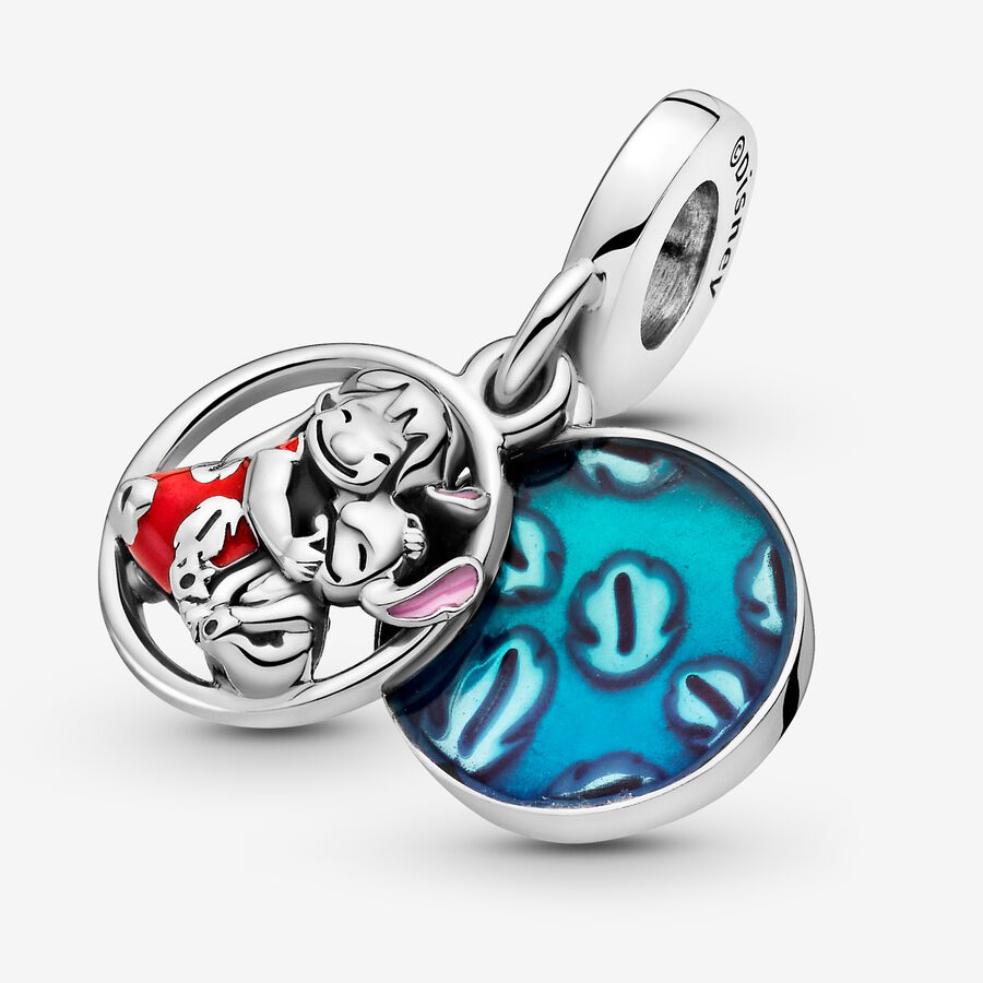 Pendre Pandora Disney Lilo & Stitch Family Argent | 6287-DQJVO