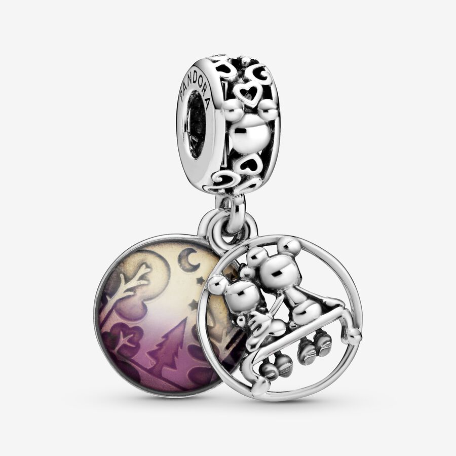 Pendre Pandora Disney Mickey Mouse & Minnie Mouse Happily Ever After Argent | 9421-PHAFJ