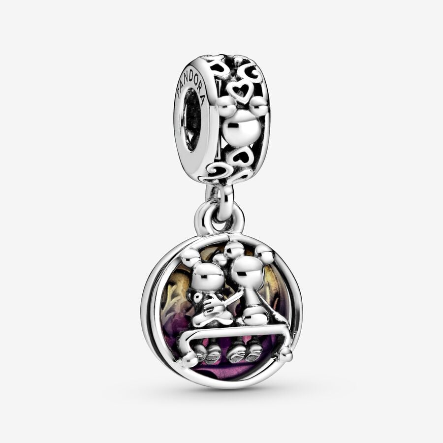 Pendre Pandora Disney Mickey Mouse & Minnie Mouse Happily Ever After Argent | 9421-PHAFJ