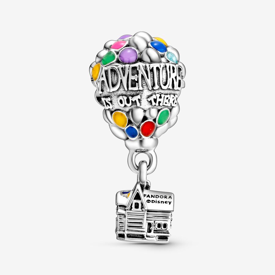 Pendre Pandora Disney Pixar Up House & Balloons Argent | 7352-YTGOP