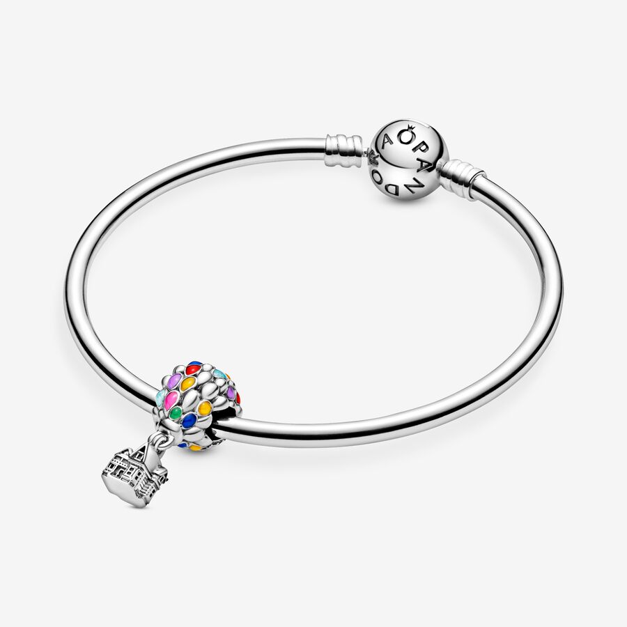 Pendre Pandora Disney Pixar Up House & Balloons Argent | 7352-YTGOP