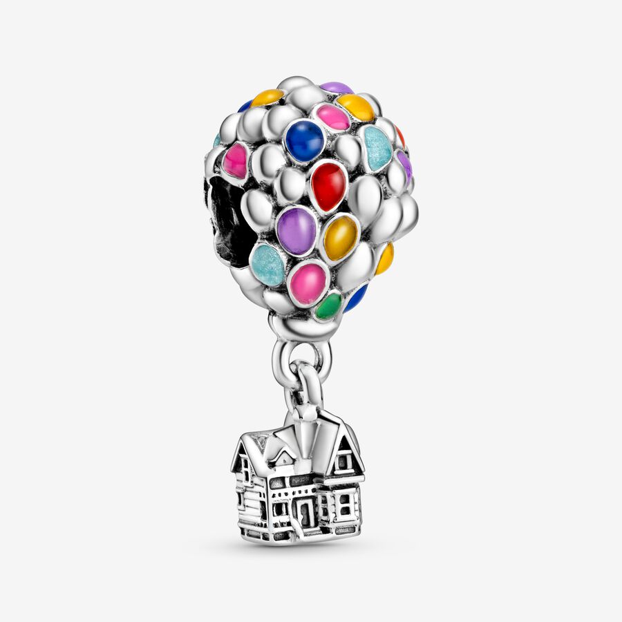 Pendre Pandora Disney Pixar Up House & Balloons Argent | 7352-YTGOP