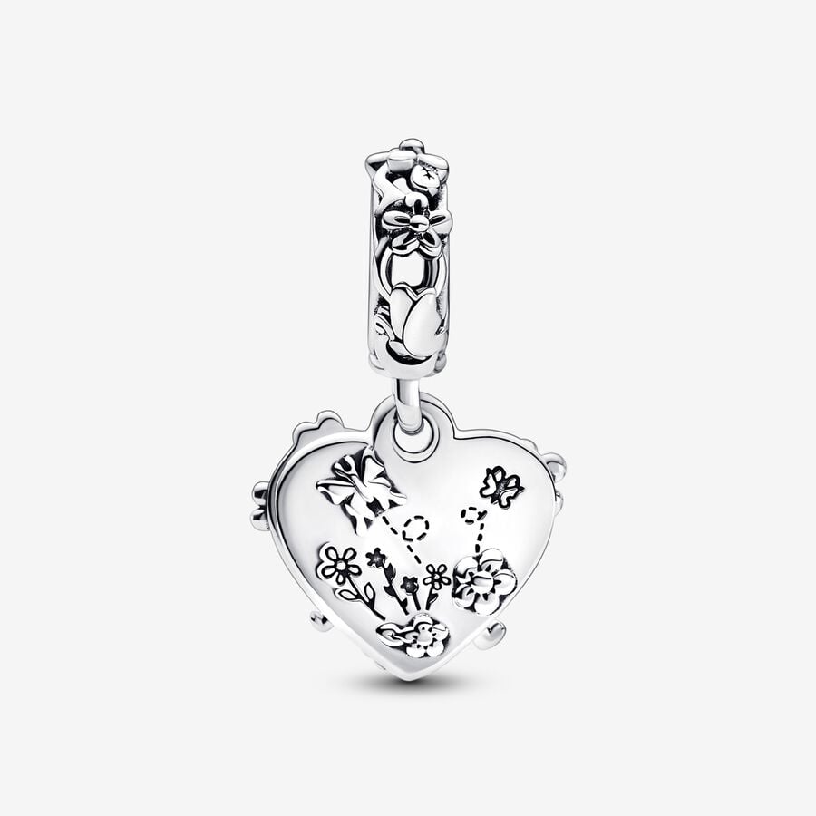 Pendre Pandora Disney Winnie the Pooh & Piglet Double Argent | 7853-ZDFJP