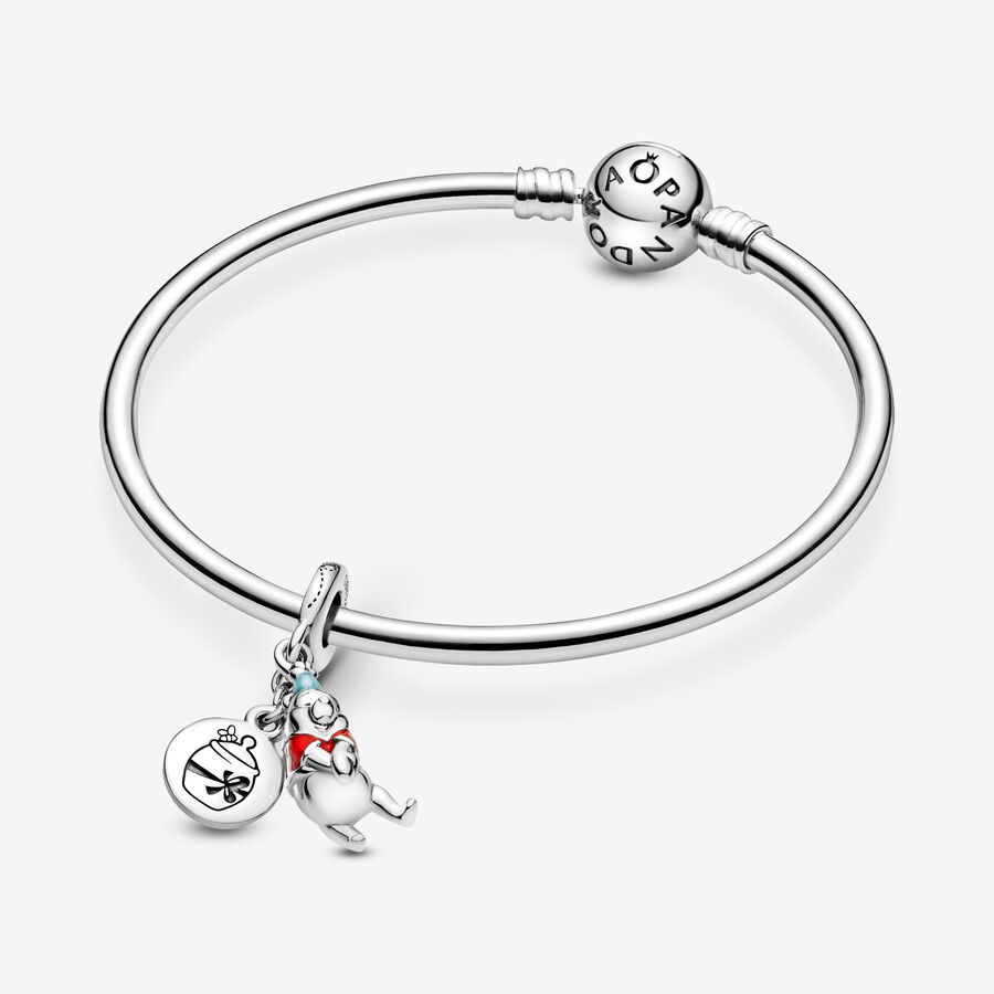 Pendre Pandora Disney Winnie the Pooh Birthday Argent | 1043-LFUVH