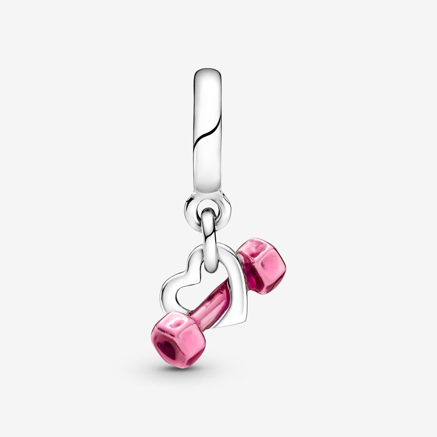 Pendre Pandora Dumbbell & Argent | 3914-IKBAM