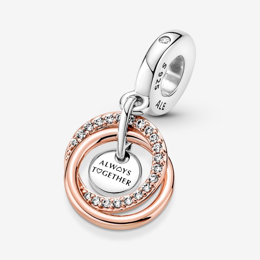 Pendre Pandora Family Always Encircled Two-tone | 9426-UZPDO